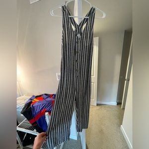 Striped jumpsuit
